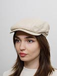 Кепка STETSON арт. 6381801 DRIVER CAP COTTON/LINEN HEAVY TWILL SUSTAINABLE (бежевый)